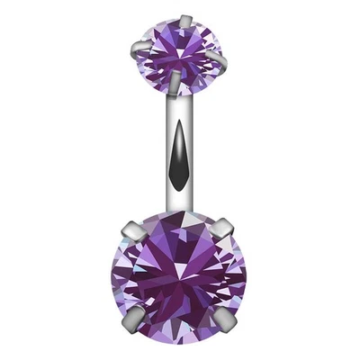 Nuevo Piercing corporal barra ombligo anillos colgantes cristal estrás barra ombligo✔ Foto 1 de 4