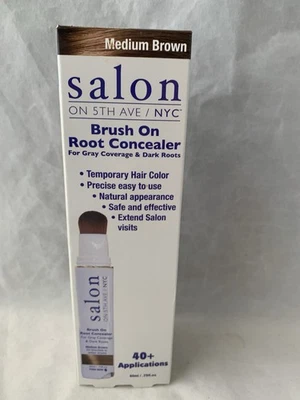 Salon on 5th Ave/NYC Temporary Hair Color 40+ Applications Medium Brown      B28 - Image 1 of 3