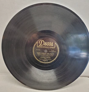 Andrews Sisters  Her Come The Navy/Massachusetts Record 78rpm  Decca Records - Picture 1 of 6