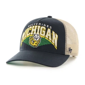 Truckermütze Herren '47 marineblau Michigan Wolverines Pomona Netz Anhängerkupplung verstellbar - Bild 1 von 3