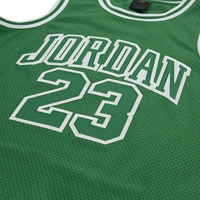 NEW Nike Jordan Flight 23 Stitched Green Basketball Jersey Kid's L 12-13 yrs - Image 1 of 4