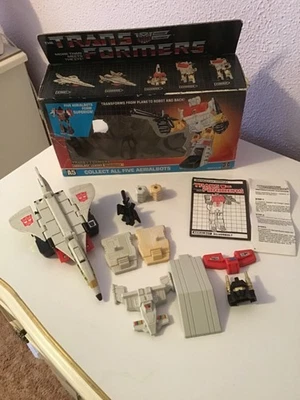 Transformers G1 SILVERBOLT for Superion Complete w/ Box 1986 Vintage Aerialbot - Image 1 of 4