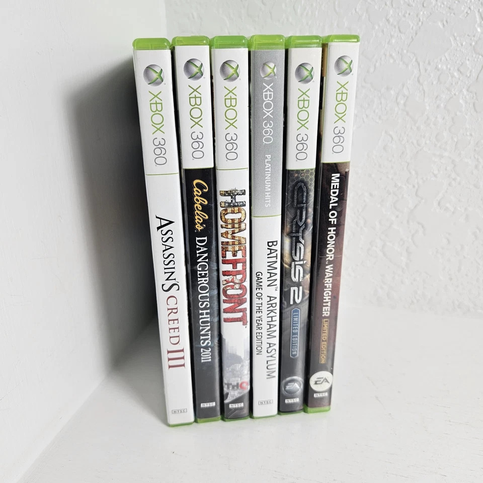 Xbox 360 Adventure Role-Play Lot Bundle 6 Games Assassins Creed Batman Homefront - Image 1 of 4
