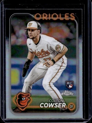 2024 Topps Chrome Colton Cowser RC Refractor Rookie #278 Orioles - Image 1 of 2