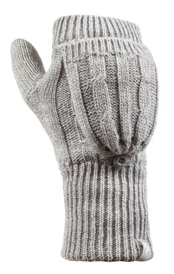 Soportes de calor - Guantes convertidores térmicos sin dedos tejidos con cable 2,3 TOG para mujer Foto 1 de 3