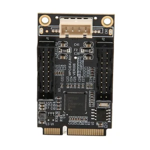 Mini PCIE To USB3.0 Front Expansion Card Dual 19PIN 5Gbps USB Hot Swap Expan SAL - Afbeelding 1 van 22