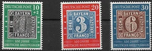 Bund BRD MiNr 113 - 115 postfrisch ** - Bild 1 von 1