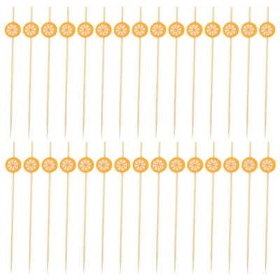  100pcs kreative Cocktail -Getränkestangen Bambus Dessert Dekorationen Vorspeise - Bild 1 von 4