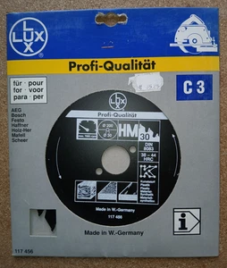 Hoja de sierra circular LUX tipo C3 - 200 x 30 mm / 30 dientes equipada con metal duro - mercancía NOS - Imagen 1 de 3