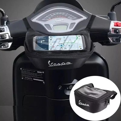 Storage Bag Scooter Waterproof Navigation Ba For Vespa GTS 250 300 Sprint 50 150 - Image 1 of 4