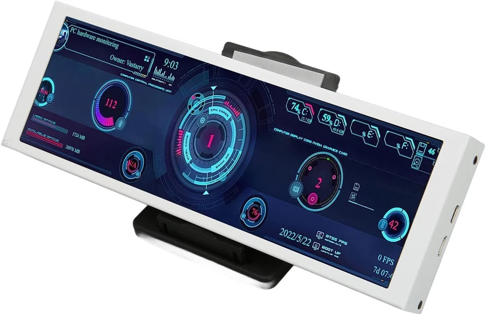 Bewinner 7.9 Inch USB Mini Screen for AIDA64 PC CPU GPU SSD Data Monitor - Image 1 of 4