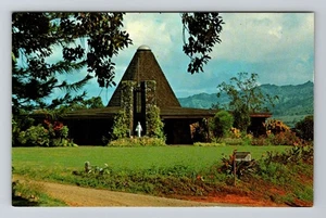 Postal antigua de Kilauea Kauai, HI-Hawaii, iglesia de San Silvestre - Imagen 1 de 2