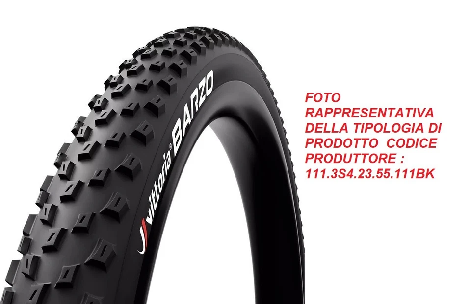 Copertone MTB Vittoria Barzo XC 29X2.25 Adventure Rigido Nero - Bild 1 von 1
