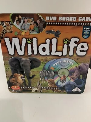 2008 Imagination Wildlife - DVD Safari Game In Tin Storage Box Complete - Image 1 of 3