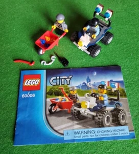 LEGO CITY: Polizei ATV (60006) vollständig, ohne Karton - Bild 1 von 1