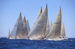 ¡MALCOLM GREENAWAY INICIO DE LA CARRERA STORM TRYSAIL ENMARCADO ALUMINIO FIRMADO 7/300! - Imagen 1 de 11