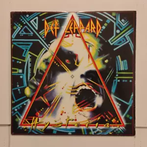 RARE SEALED - DEF LEPPARD HYSTERIA - 1987 ORIGINAL 1ST PRESSING MERCURY RECORDS - Picture 1 of 4