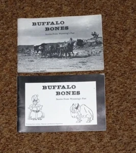 Lot of 2 Buffalo Bones Stories From Wyoming's Past 1980 1981 - Bild 1 von 6