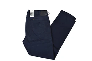 Pantaloni Jeans Uomo Lee Rider Invernali Elasticizzati slim Fit Fustagno Blu w40 - Picture 1 of 9