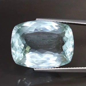 16,74 KT BLAUER NATÜRLICHER AQUAMARIN KISSEN LOSE EDELSTEINE - Bild 1 von 2