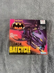 1990 Batman Batcycle Vehicle NOS Dark Knight Collection Action Complete Open Box - Picture 1 of 8