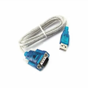 USB to RS232 Serial Port 9 Pin DB9 Cable Serial COM Port Adapter Convertor Blue - Picture 1 of 1