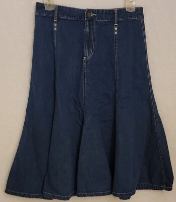 Женская юбка Relativity размер 12 синие джинсы - Изображение 1 из 4