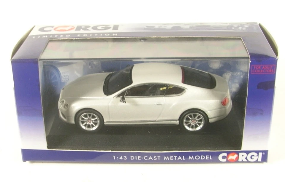 Bentley Continental GT V8 S Launch Car (Ghost White) 1:43 Corgi - Image 1 of 1