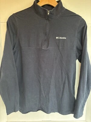 Top para mujer M mediano COLUMBIA Omni-Wick cuarto cremallera azul manga larga Foto 1 de 4