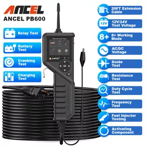 ANCEL PB600 30FT Cable Power Circuit Probe Tester with Battery Multimeter Test - Foto 1 di 18