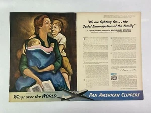 Pan American Airline Magazin Anzeige 10,75 x 13,75 Lipton Suppe Nelkenmilch - Bild 1 von 2