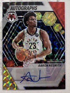 2022/23 Panini Mosaic Choice Auto Aaron Nesmith Prizm SSP Pacers Phenom