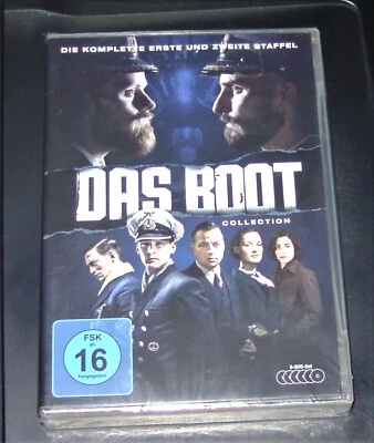 DAS BOOT COLLECTION DIE KOMPLETTE STAFFEL 1 & 2 DVD SCHNELLER VERSAND NEU & OVP - Bild 1 von 4