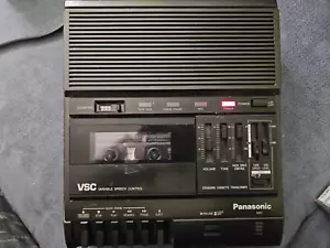 Panasonic registratore trascrittore microcassette modello RR-830 nero testato! - Foto 1 di 2