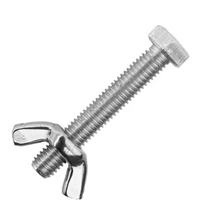 Sechskantschrauben & Flügelmuttern - Sechskantkopf - Edelstahl A2 - M3 bis M16 - Picture 1 of 7