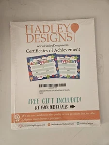 Hadley Designs 25 Colorful Certificates Of Achievement - Picture 1 of 2