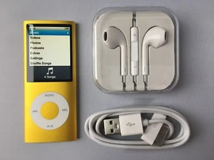 Apple iPod nano 4th Generation Yellow (16GB) mint - Picture 1 of 3