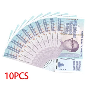 One Hundred Decillion Dollars Zimbabwe Banknotes 10pcs/lot UV Paper Money - Picture 1 of 6
