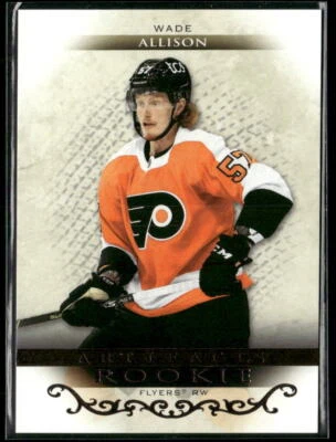 2021-22 U D Artifacts #177 Wade Allison Philadelphia Flyers Rose Gold RC - Image 1 of 2
