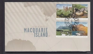 ANTÁRTICA AUSTRALIANA - 2010 Diseño Isla Macquarie conjunto en FDC - Imagen 1 de 1