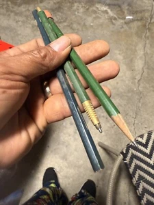 3 Vintage Pencils AW.FABER Castellated Locktite AND EBERHARD FABER - Picture 1 of 6