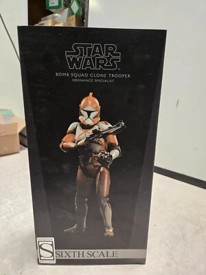Sideshow 1/6 Scale Star Wars TCW Bomb Squad Clone Ordinance Specialist SEALED - Image 1 of 4