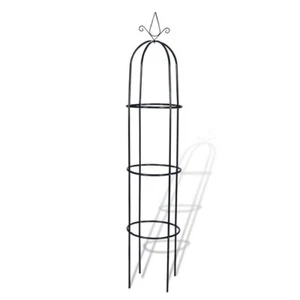 Rosenturm Rosen Obelisk Rankhilfe Rosensäule Rankgitter Säule grün - Bild 1 von 1