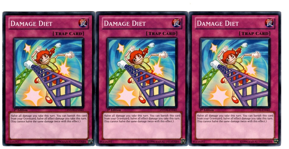 Yugioh- 3X Damage Diet - Common - 1st Edition - PHSW-EN065 - Near Mint - Image 1 of 1