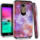 For Lg Xpression Plus (2018) Lm-x410asr Slim Hybrid Cover Case + Tempered Glass