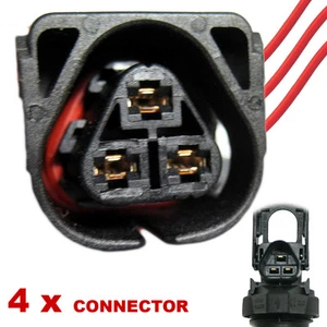 Conector bobina de encendido - BOSCH BMW 3-pole con cable (4 x FEMALE) coche fcc - Imagen 1 de 3