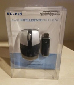 Belkin Wireless Travel Mouse (2 Button, Optical) NEW - Picture 1 of 2