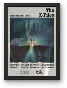 The X Files Poster A1-5 Frame Option Mulder Scully Gillian Anderson Duchovny Sci - Picture 1 of 5