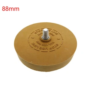 88mm Rubber Eraser Caramel Wheel Removal Pneumatic Degumming Free Drill Stripe - Picture 1 of 5
