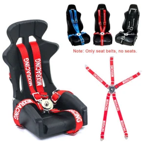 Racing 1/10 Scale 5 Point Seat Belt For RC Crawler Axial SCX10 90046 90047 90027 - Picture 1 of 11